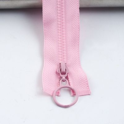 # 5 Cắt khóa nhựa với răng màu sắc cho quần áo màu hồng