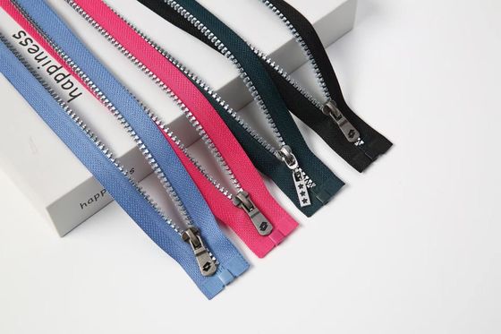 Răng cao su # 5 Jacket nhựa Zipper nhẹ mở cuối Zippers