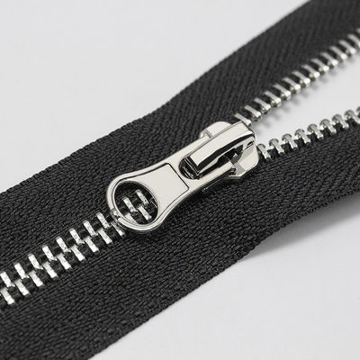 # 5 răng bình thường, 20cm kim loại bạc gần răng Zippers DALH trượt