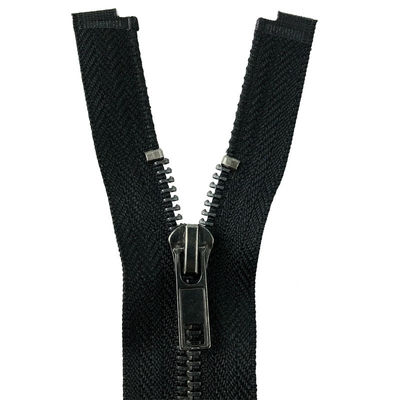 Đồ bán buôn 5# mở đầu đa màu tùy chỉnh màu kim loại zip súng đen răng vàng kim loại áo khoác zipper