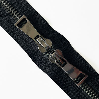 Thợ may phụ kiện mở đầu hai cách loại 3# 5# 8# Custom băng màu kéo đồng khóa cho vải
