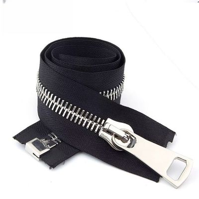 3#5#8#10#15#Métal zipper kiểu châu Âu răng mịn răng Thụy Sĩ răng bóng vàng zipper bạc đen niken tự khóa kéo kim loại zipper