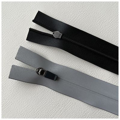 TPU/PU Water-Resistant Zipper,Waterproof Zippers with Reflective Strip on 2 Side cho ngoài trời, áo khoác, quần áo