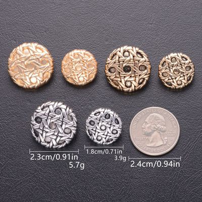 Thợ may tùy chỉnh mái vòm Retro Bộ đồng phục nút chân dây thừng nút kim loại cho quần áo