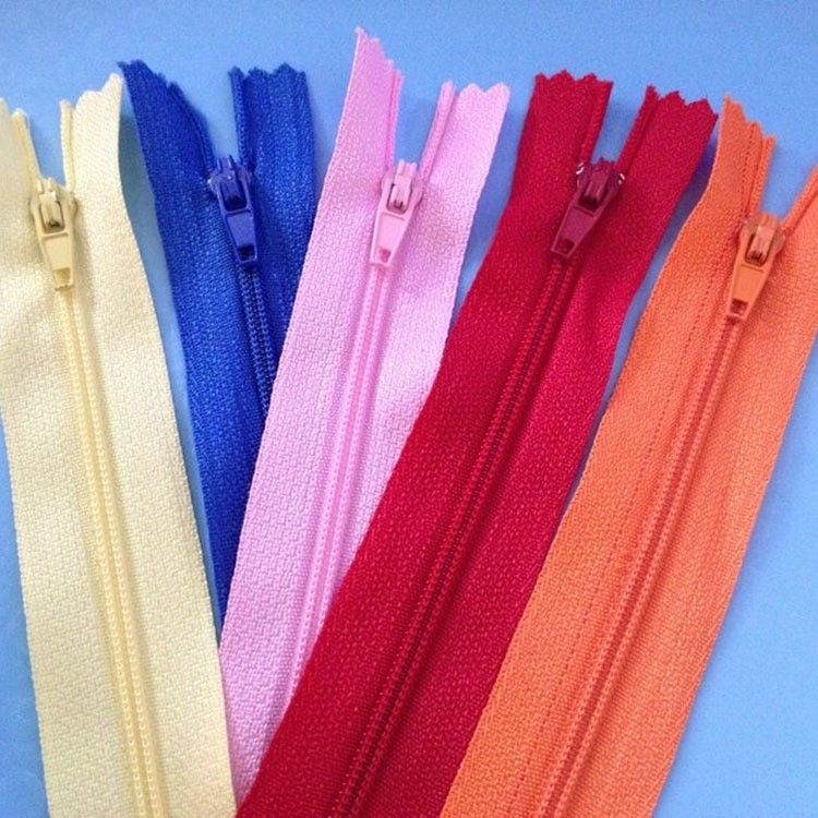 Thêm phụ kiện túi # 3 # 5 # 7 # 8 # 10 Xích ni-lôn với kéo cho túi áo khoác da